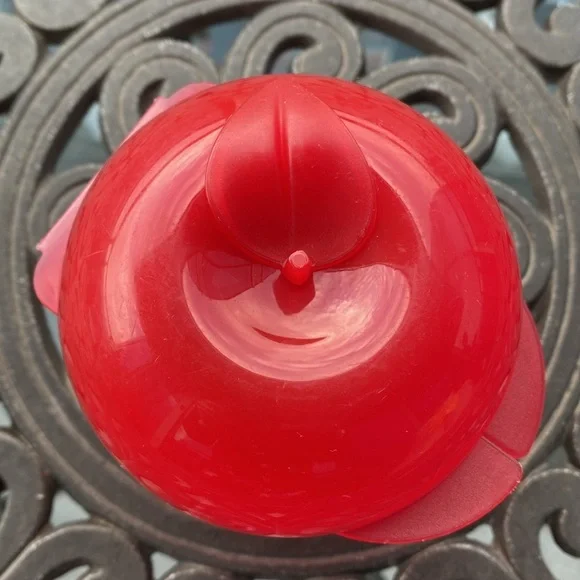 TUPPERWARE - Red Apple Keeper Container - Picture 2 of 9